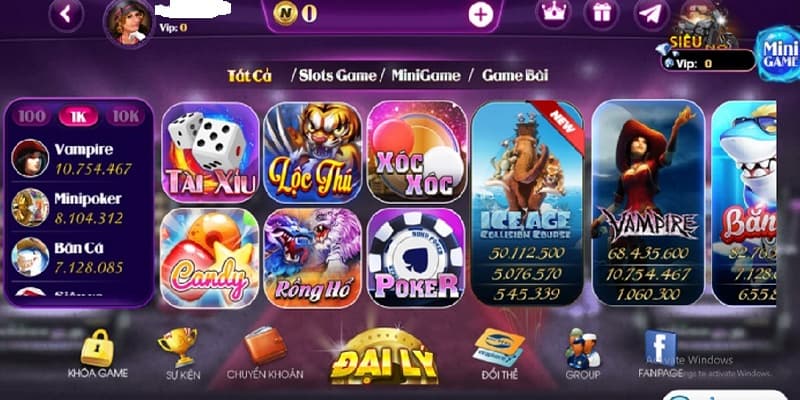 Tải game Nổ Hũ Club giao diện trực quan